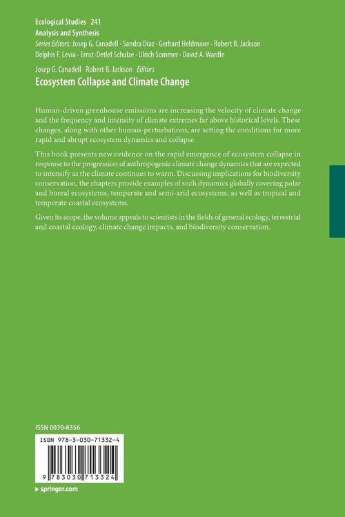 Produktbild: Ecosystem Collapse and Climate Change