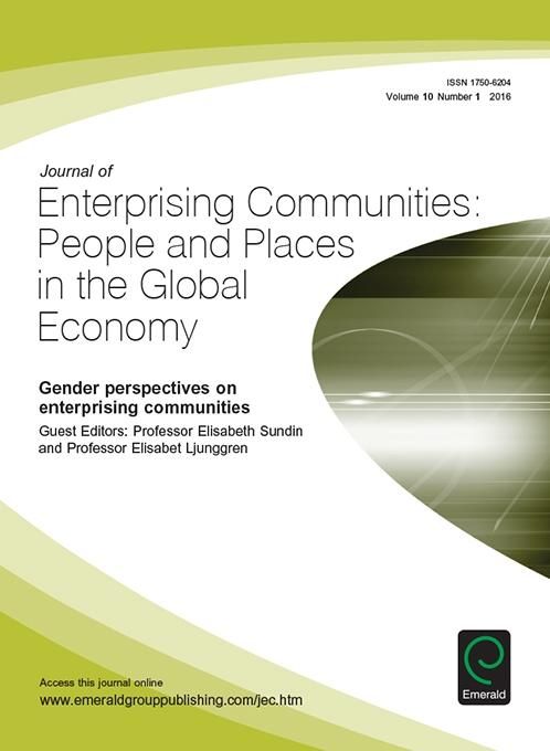 Produktbild: Gender Perspectives on Enterprising Communities