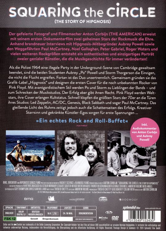 Produktbild: Squaring the Circle (The Story of Hipgnosis)