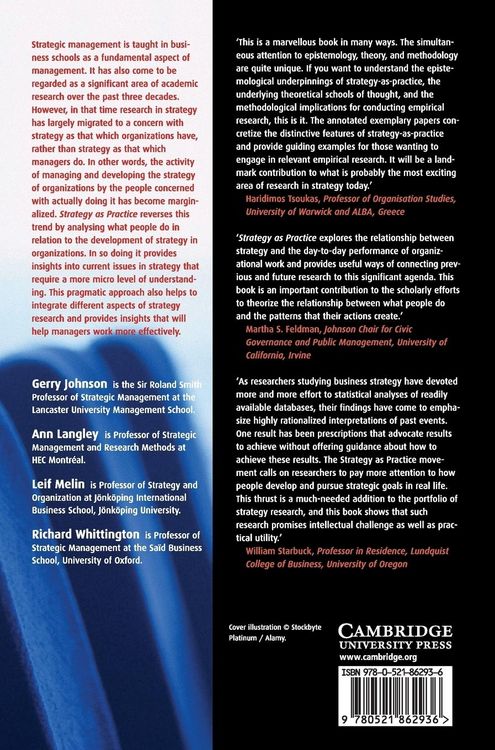 Produktbild: Strategy as Practice