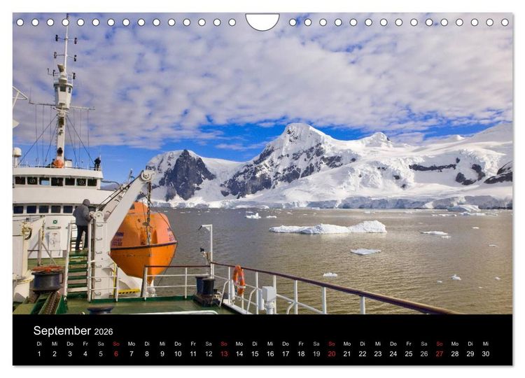 Produktbild: Arktis und Antarktis (Wandkalender 2026 DIN A4 quer), CALVENDO Monatskalender