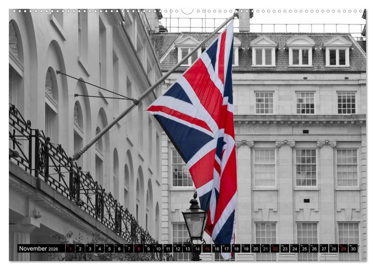 Produktbild: LONDON Stadtansichten (Wandkalender 2026 DIN A2 quer), CALVENDO Monatskalender