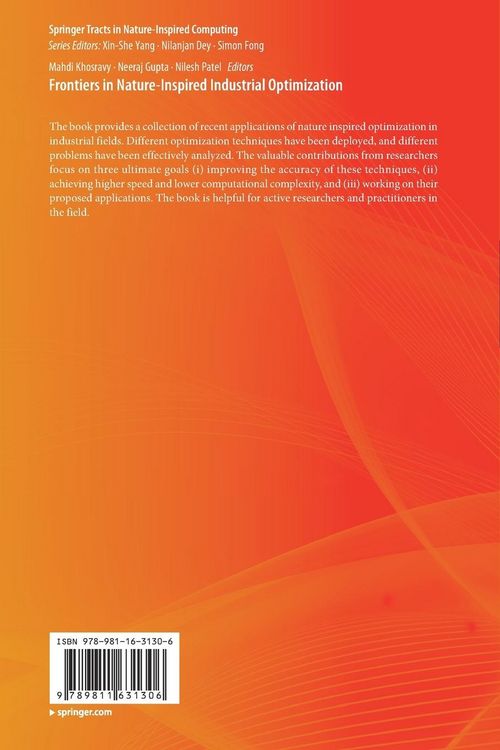 Produktbild: Frontiers in Nature-Inspired Industrial Optimization