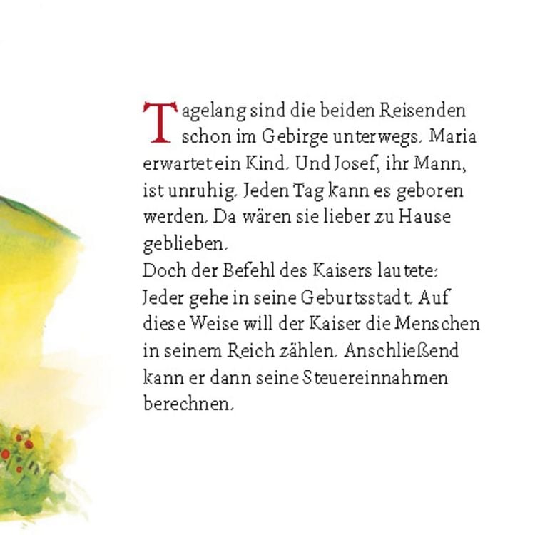 Produktbild: Jesus wird geboren. Mini-Bilderbuch.