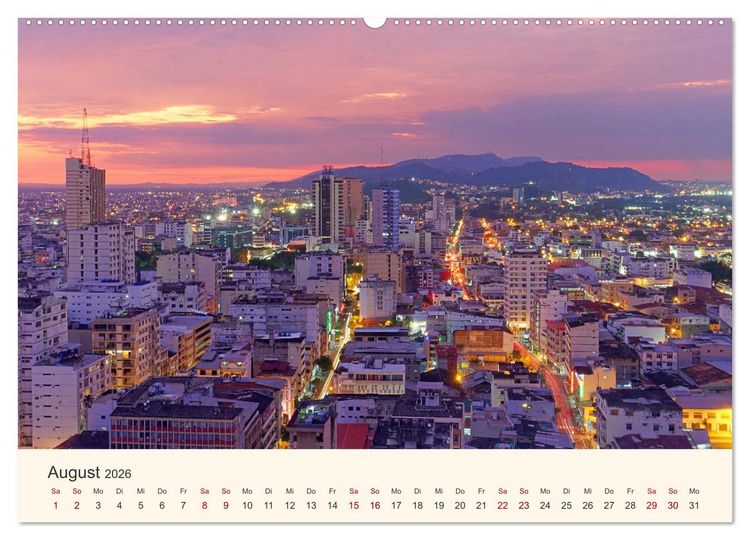 Produktbild: Entdecke Ecuador (Wandkalender 2026 DIN A2 quer), CALVENDO Monatskalender