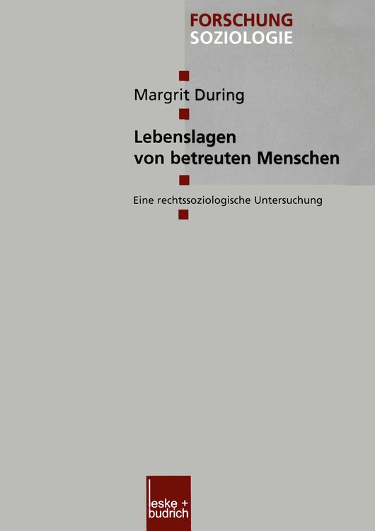 Produktbild: Lebenslagen von betreuten Menschen