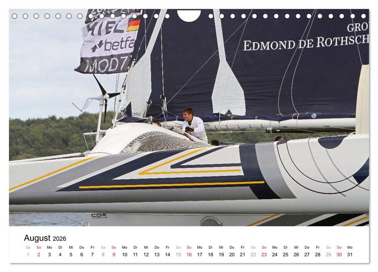 Produktbild: Gigantische Segel-Trimarane (Wandkalender 2026 DIN A4 quer), CALVENDO Monatskalender