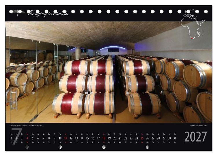 Produktbild: Wein & Architektur 2027 (Tischkalender 2027 DIN A5 quer), CALVENDO Monatskalender