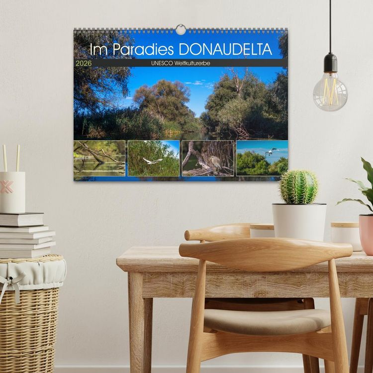 Produktbild: Das Paradies Donaudelta (Wandkalender 2026 DIN A3 quer), CALVENDO Monatskalender
