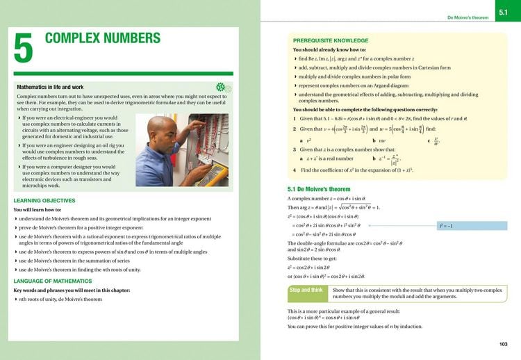 Produktbild: Cambridge International as & a Level Further Mathematics Further Pure Mathematics 2 Student's Book