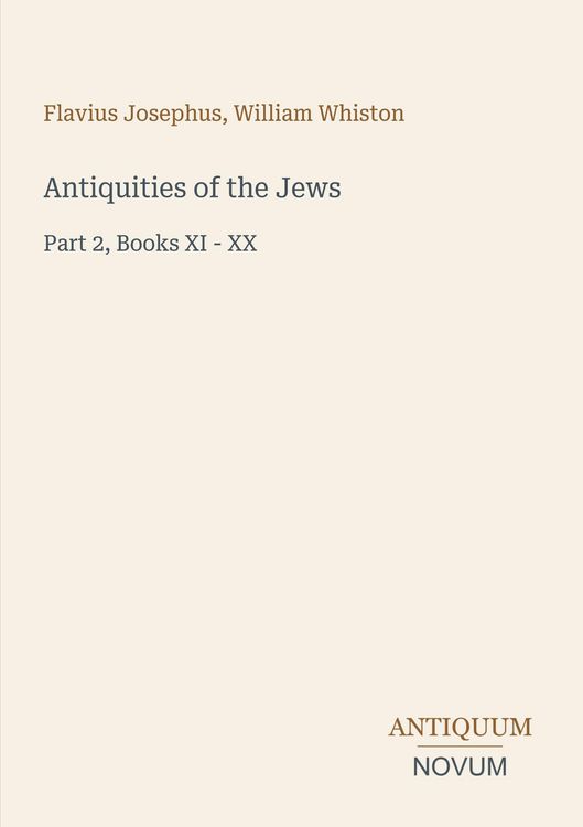 Produktbild: Antiquities of the Jews