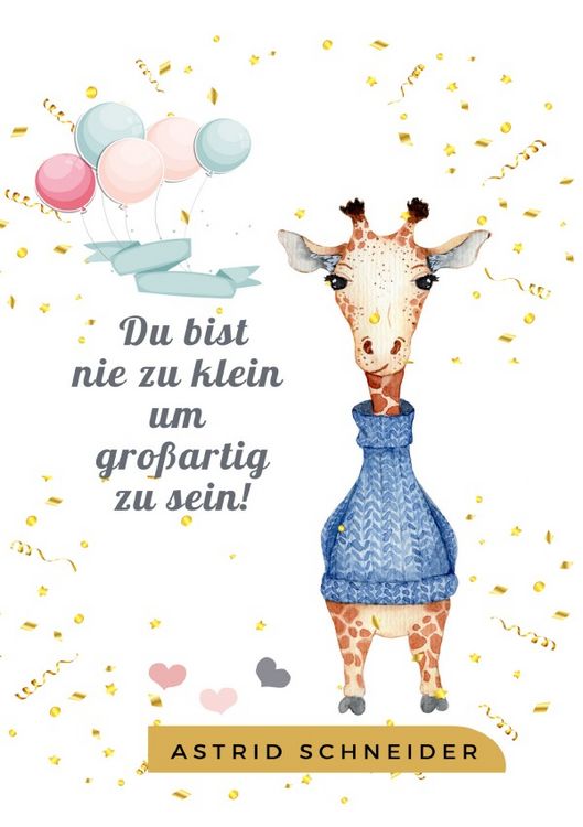 Produktbild: Notizbuch - Du bist nie zu klein um gro&szlig;artig zu sein