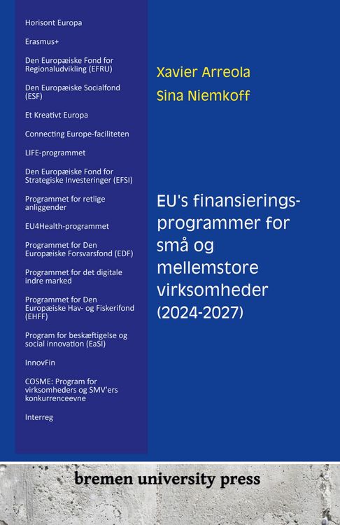 Produktbild: EU's finansieringsprogrammer for sm&aring; og mellemstore virksomheder (2024-2027)