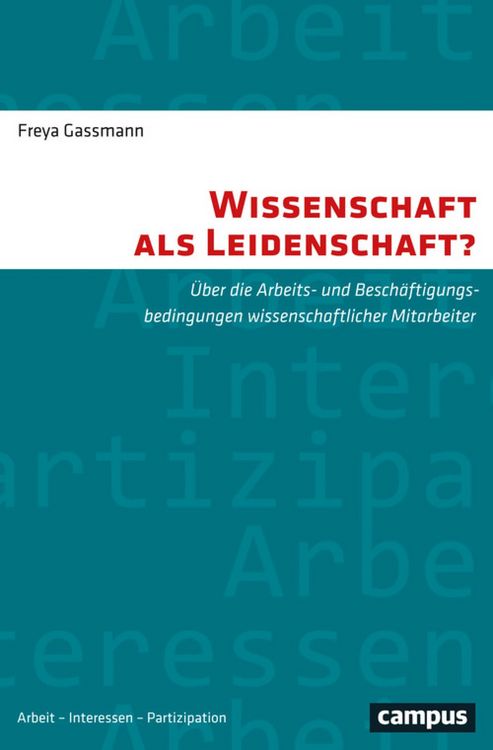 Produktbild: Wissenschaft als Leidenschaft?