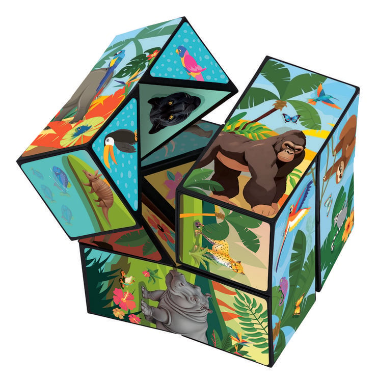 Produktbild: Magischer Puzzle-W&uuml;rfel 'Im Dschungel'