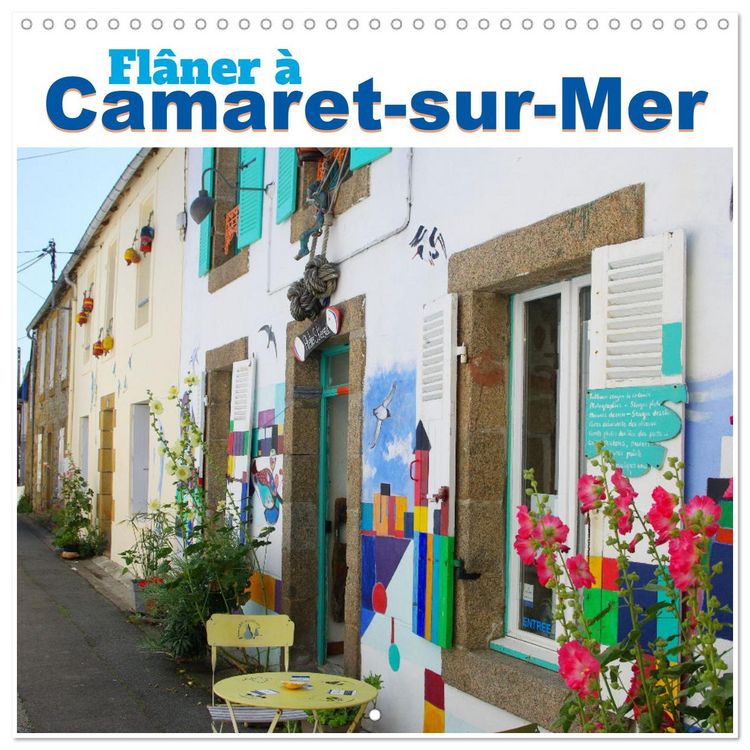 Produktbild: Fl&acirc;ner &agrave; Camaret-sur-Mer (Calendrier mural carr&eacute; 2026 30x30 cm) Calendrier double avec une page pour vos prises de notes