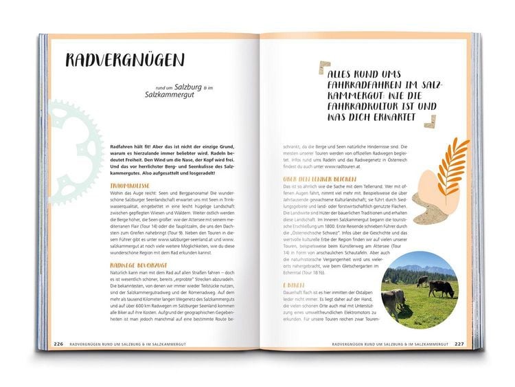 Produktbild: KOMPASS Radvergn&uuml;gen rund um Salzburg & Salzkammergut