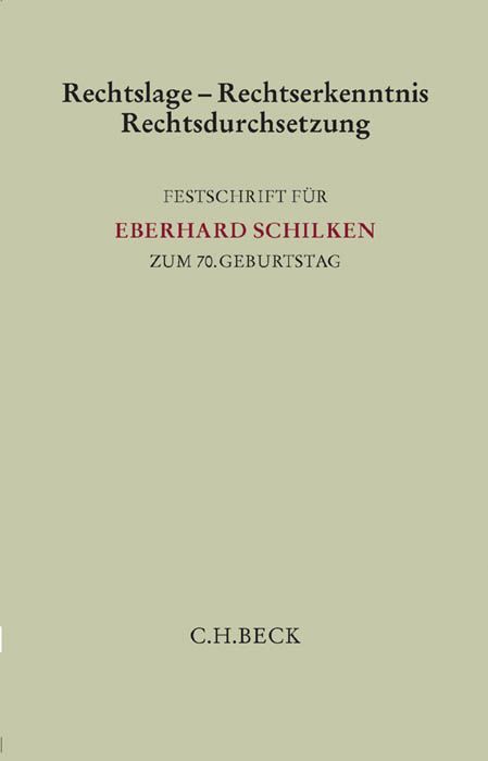 Produktbild: Rechtslage - Rechtserkenntnis - Rechtsdurchsetzung