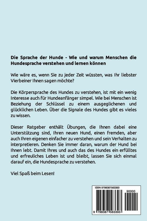 Produktbild: Hunde K&ouml;rpersprache