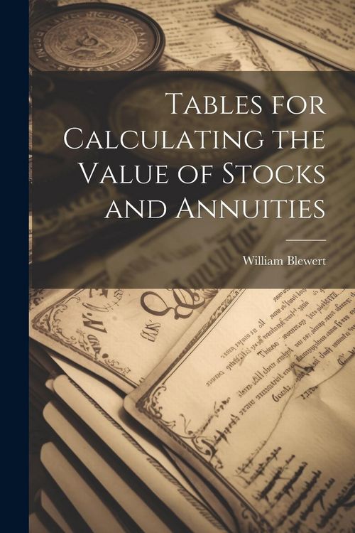 Produktbild: Tables for Calculating the Value of Stocks and Annuities