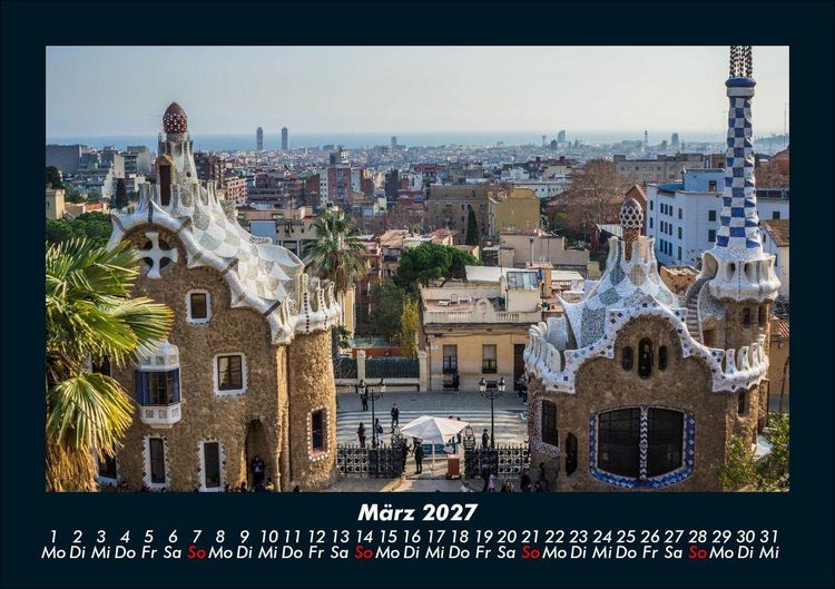 Produktbild: Barcelona 2027 Fotokalender DIN A5
