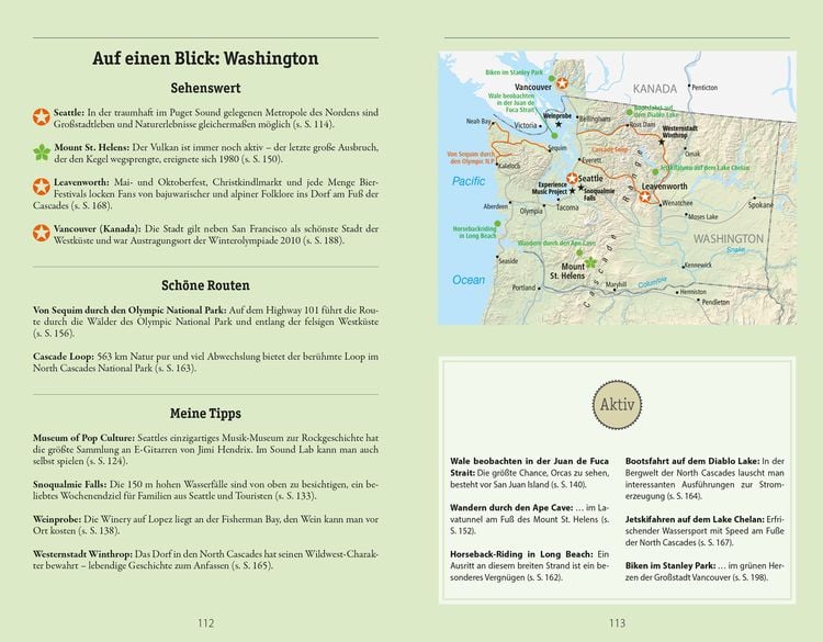 DUMONT Reise-Handbuch Reiseführer USA, Der Nordwesten