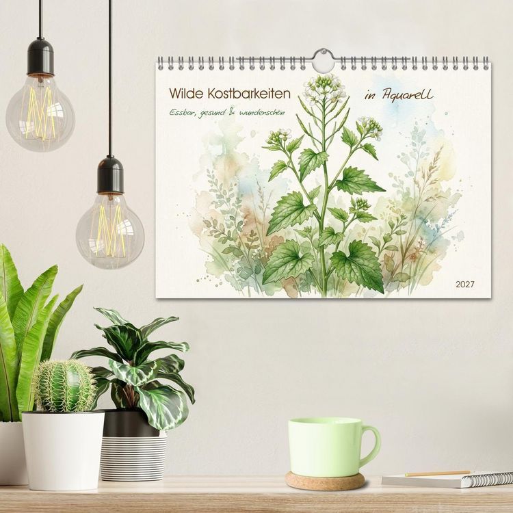 Produktbild: Wilde Kostbarkeiten &ndash; Essbar, gesund & wundersch&ouml;n (Wandkalender 2027 DIN A4 quer), CALVENDO Monatskalender