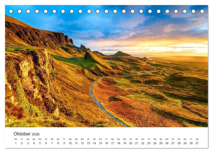 Produktbild: Insel Skye - Atemberaubende Naturkulisse (Tischkalender 2026 DIN A5 quer), CALVENDO Monatskalender