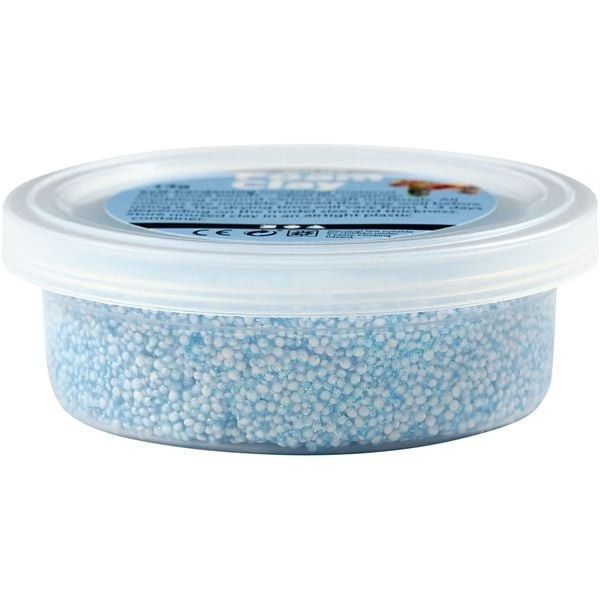 Produktbild: Creativ Company Foam Clay Glitter, Pastellfarben, 6x14g