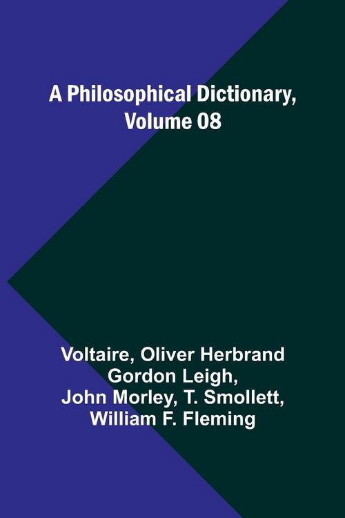 Produktbild: A Philosophical Dictionary, Volume 08
