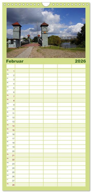 Produktbild: Familienplaner 2026 - Mein Magdeburg 2026 mit 5 Spalten (Wandkalender, 21 x 45 cm) CALVENDO