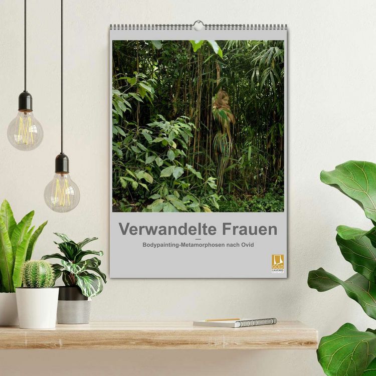 Produktbild: Verwandelte Frauen - Bodypainting-Metamorphosen nach Ovid (Wandkalender 2026 DIN A2 hoch), CALVENDO Monatskalender