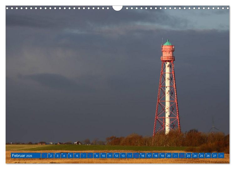 Produktbild: Die Krummh&ouml;rn Gemeinde in Ostfriesland (Wandkalender 2026 DIN A3 quer), CALVENDO Monatskalender