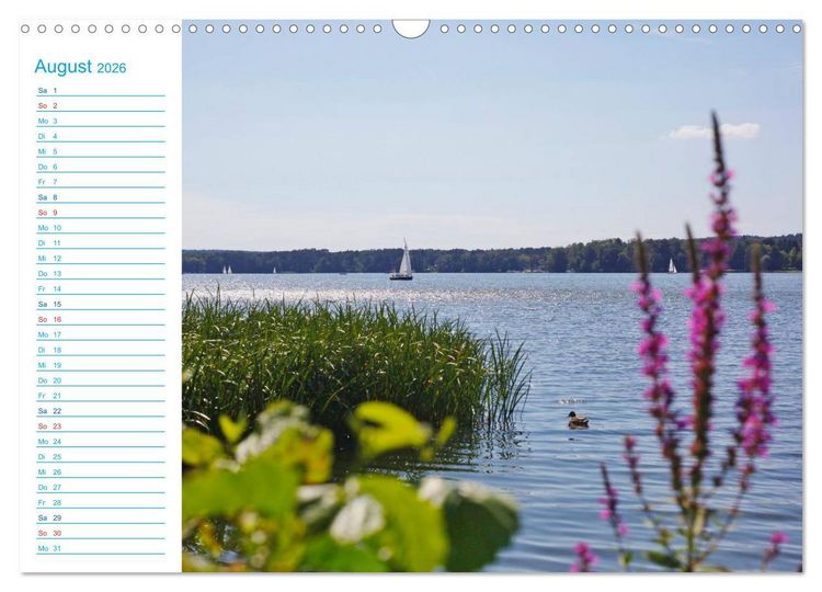 Produktbild: Urlaubsparadies Scharm&uuml;tzelsee (Wandkalender 2026 DIN A3 quer), CALVENDO Monatskalender