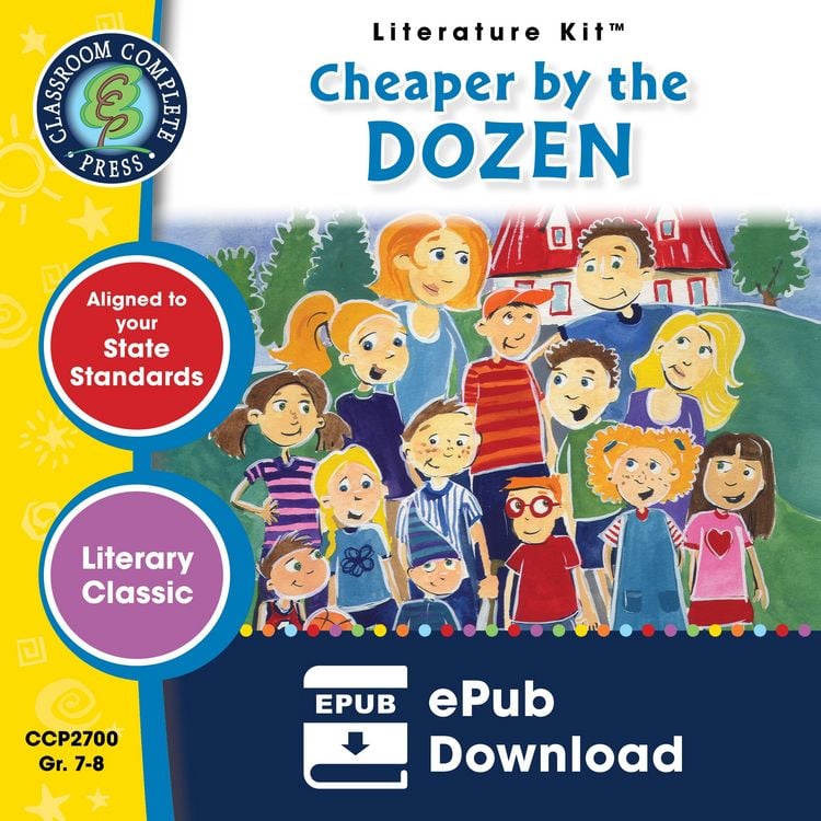 Produktbild: Cheaper by the Dozen - Literature Kit Gr. 7-8