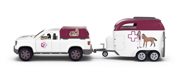 Produktbild: schleich&reg; 42704 Mobile Tier&auml;rztin mit Anh&auml;nger