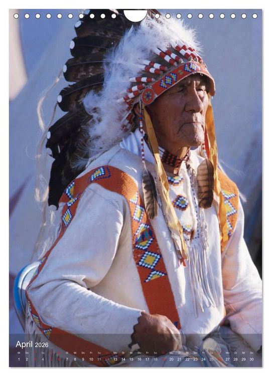 Produktbild: INDIANER Portrait Collection 2 (Wandkalender 2026 DIN A4 hoch), CALVENDO Monatskalender