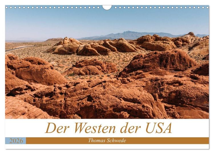 Produktbild: Der Westen der USA (Wandkalender 2026 DIN A3 quer), CALVENDO Monatskalender