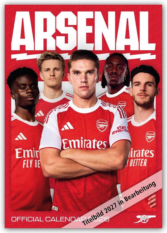 Produktbild: Arsenal London FC 2027 &ndash; A3-Posterkalender