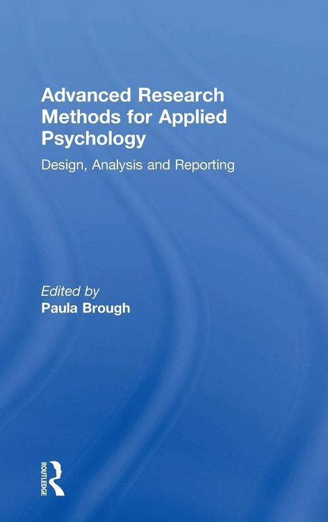 Produktbild: Advanced Research Methods for Applied Psychology