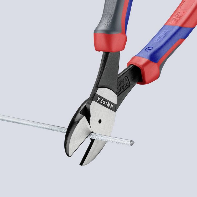 Produktbild: Knipex 74 02 200 Werkstatt Kraft-Seitenschneider mit Facette 200mm