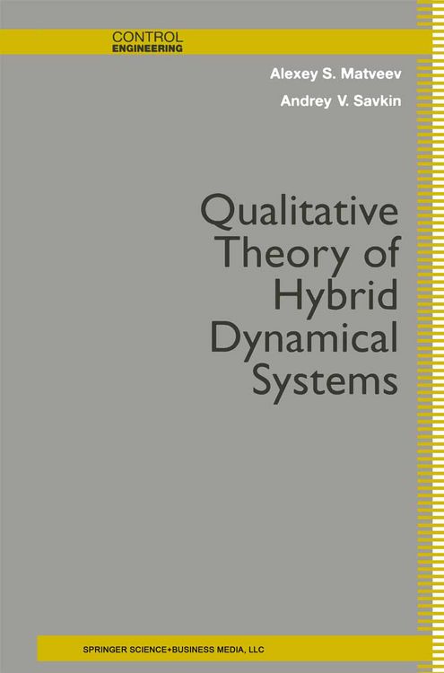 Produktbild: Qualitative Theory of Hybrid Dynamical Systems