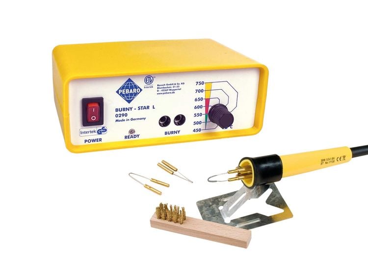 Produktbild: PEBARO 0290 - Profi Brandmal-Station mit Brandmalkolben und Zubeh&ouml;r, Brandmalerei
