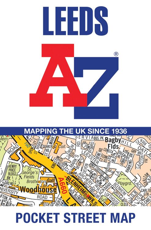 Produktbild: Leeds A-Z Pocket Street Map