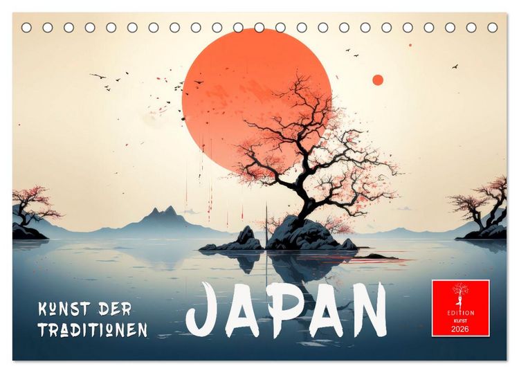Produktbild: Japan - Kunst der Traditionen (Tischkalender 2026 DIN A5 quer), CALVENDO Monatskalender