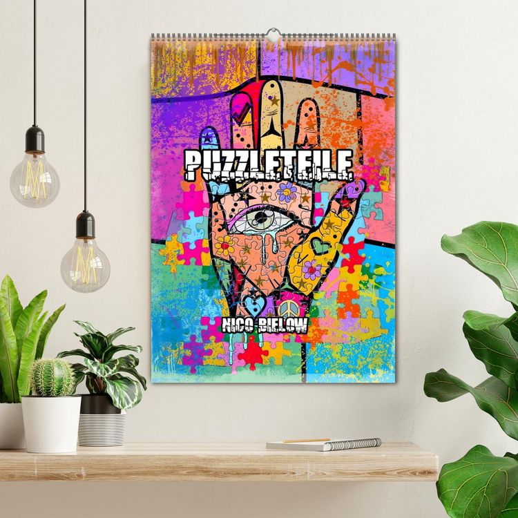 Produktbild: Puzzleteile (Wandkalender 2026 DIN A2 hoch), CALVENDO Monatskalender