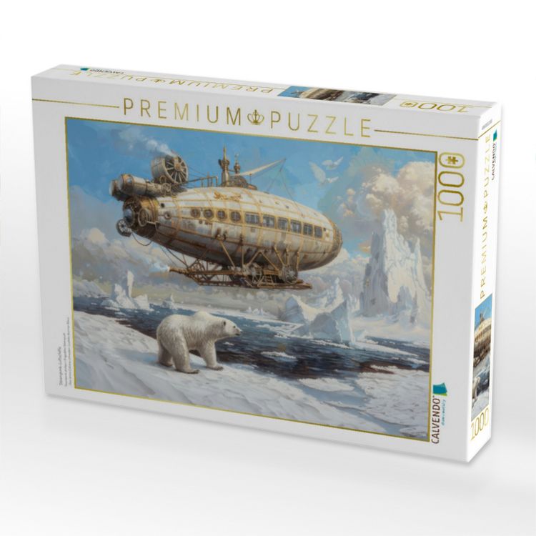 Produktbild: CALVENDO Puzzle Steampunk-Luftschiffe | 1000 Teile Lege-Gr&ouml;&szlig;e 64x48cm Foto-Puzzle f&uuml;r gl&uuml;ckliche Stunden