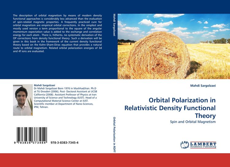 Produktbild: Orbital Polarization in Relativistic Density Functional Theory