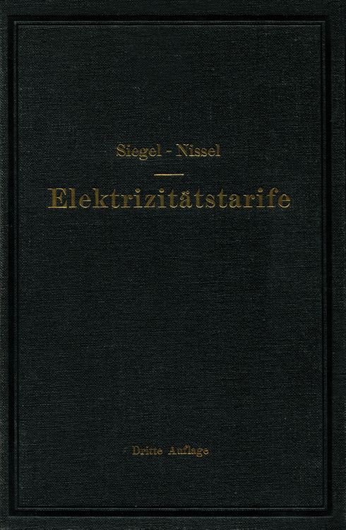 Produktbild: Die Elektrizit&auml;tstarife