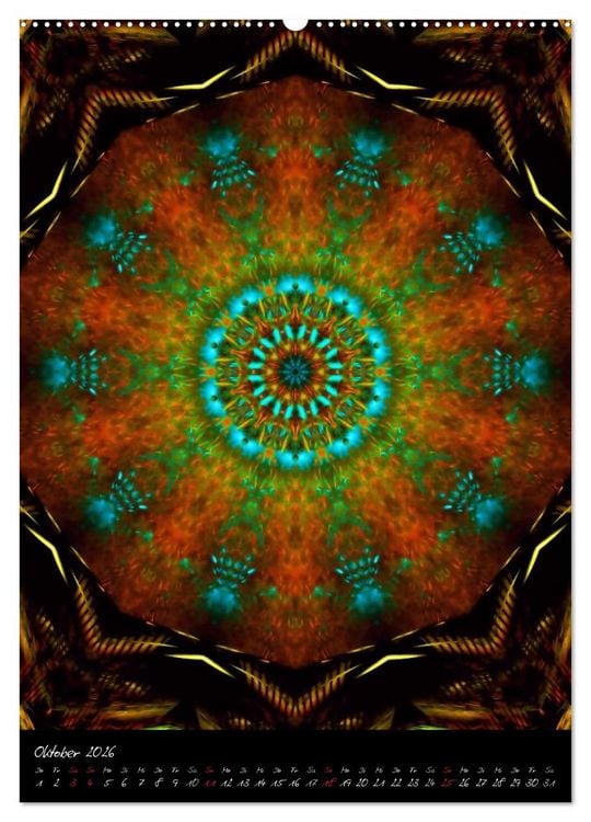 Produktbild: Mandala - Esoterik & Meditation (Wandkalender 2026 DIN A2 hoch), CALVENDO Monatskalender